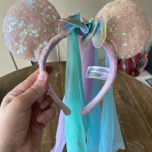 Minnie Mouse fairy wings headband